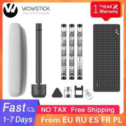 Wowstick-Jeu de mini tournevis électriques de précision 1F Pro tournevis aste sans fil avec lumière