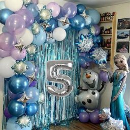 Ensemble de ballons en aluminium Disney Frozen Princess Elsa pour enfants ballons à l'hélium fête