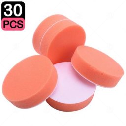 Kit d'Éponge de Polissage de Voiture Tampon de Cirage Disque Convertible en Mousse pour