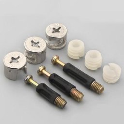 Vis de 2 2 de raccord de connexion de meubles filetage mâle 6mm longueur 40mm 100 ensembles
