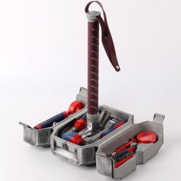 Boîte à outils de marteau de Thor pour la maison ensemble d'outils de bande dessinée sans stylo de