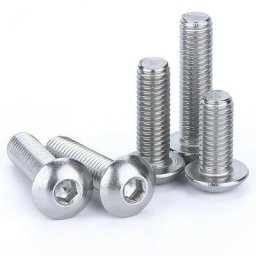 Boulons à vis à tête ronde en acier inoxydable douille hexagonale vis à vis à tête ronde