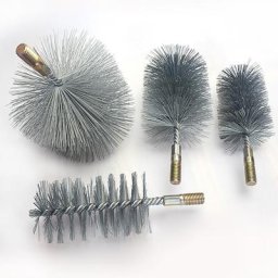 Brosse de tube métallique en acier inoxydable machine industrielle à vis M12 outil d'élimination