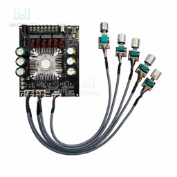 Amplificateur de puissance Bluetooth de type plomb ZK-HT22 Tech 2.1 Channel Tone Subwoofer Médailles