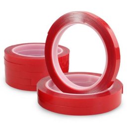 Ruban adhésif acrylique double face transparent film rouge décoration de voiture anciers de