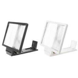 Amplificateur d'écran 3D loupe de téléphone portable support HD pour vidéo pliable support de