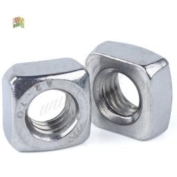 Écrous carrés métriques en acier inoxydable 20 pièces 10 pièces DIN557 M3 M4 M5 M6 M8 A2 50pcs