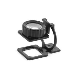 Loupe de bureau portable en métal 20X Loupe de couture pliante