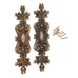 Support d'angle décoratif Antique 2 pièces pour meubles boîte en bois protecteur d'angle