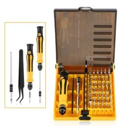 Jeu de tournevis conseillers de précision 45 en 1 kits d'outils de réparation pour Xiaomi iPhone