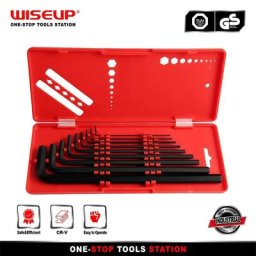 WISEUP-Jeu de clés MeaccelerAllen Tournevis en forme de L portable Spblown Bras court universel