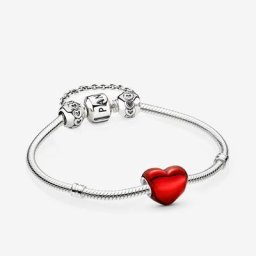 Coffret Cadeau Coeur Rouge Métallisé