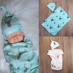 Couverture ronde en coton pour nouveau-né garçon et fille serviettes de bain pour dormir