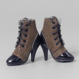 Chaussures à lacets à talons hauts pour filles figurine féminine jouet modèle 1/6 12 po