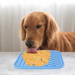 Coussin à lécher en silicone pour animaux de compagnie bols à nourriture lente avec ventouse