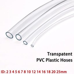 Tuyaux en plastique PVC transparent inodore pompe à eau de haute qualité tube flexible ID 2 3 4 5