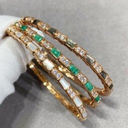 Bracelet européen en os de serpent pour femme or rose blanc fritillaire bijoux exquis mode haut