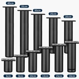 Pieds d'armoire en alliage d'aluminium pieds de table support de meuble TV pieds de lit