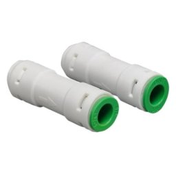2 vannes de contrôle à connexion rapide 3/8 "" 1 voie Push Fit droite eau Pure RO système