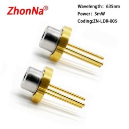 Module de Diode Laser 635nm 5mw numéro rouge ZN-LDR-005 capteur Laser Tube émetteur de lumière