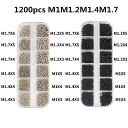 Kit de petites vis à bois électroniques autotaraudeuses à tête ronde petites vis pour micro