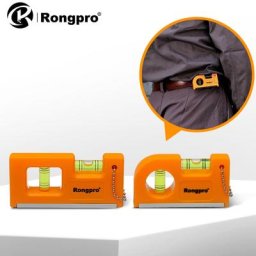 Rongpro-Niveau à Bulle de Poche avec Base Magnétique Règle Horizontale Portable Coque ABS 2
