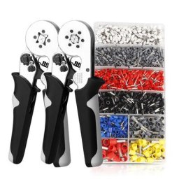 XINQI HCS8 6-4 6-6A Tube Terminals Crimping Pliers Set with Storage Bag & Hand Tools Electrician