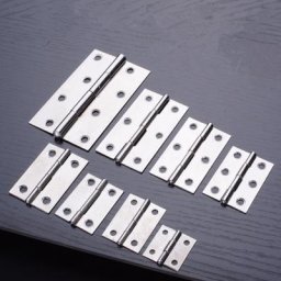 Charnière plate en acier inoxydable 304 pour portes d'armoire mini charnière pour boîte en bois 1