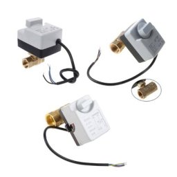 Actionneur de boule de commande électrique en laiton 3 voies 2 voies interrupteur manuel 220V