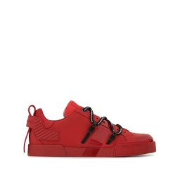 Dolce & Gabbana SNEAKERS PORTOFINO EN CUIR DE VEAU ET VERNI