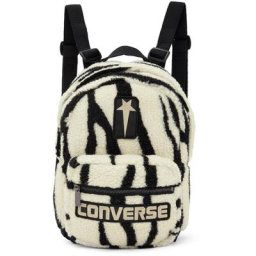 Rick Owens Drkshdw Sac à dos go lo à motif zébré édition converse