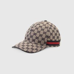 Gucci Casquette En Toile Original GG Avec Bande Web