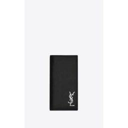 Saint Laurent Cassandre portefeuille continental en cuir lisse