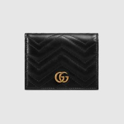 Gucci Portefeuille En Cuir Matelassé Gg Marmont