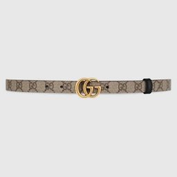 Gucci Ceinture Fine Réversible GG Marmont