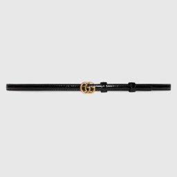 Gucci Ceinture Fine Vernie Double G