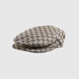 Gucci Casquette Plate En Toile Original GG