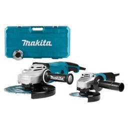 Meuleuses d'angle Makita DK0054 x 1 - Jeu Meuleuse d'angle (GA9020R / 9558NB) + 2 disques diamanté