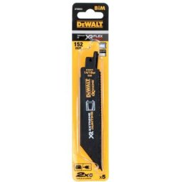 DT99553-QZ - blade cie abre bi-métal xr extrême runtime 152mm dent pa 1.8-1.4mm (5 ud) - Dewalt