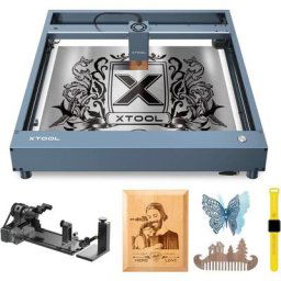 Graveur - 60W Machine de Découpe Laser cnc Bricolage, Puissance de Sortie 10W Xtool D1 Pro 5W avec