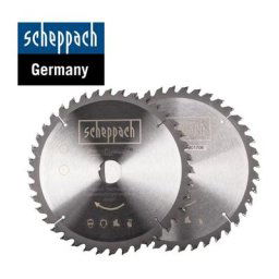 Coffret en aluminium de 2 lames, 40 dents multifonctions Scheppach - 216mm - 7901201706
