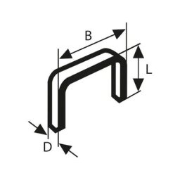 Bosch - Agrafe type 53 2609255823