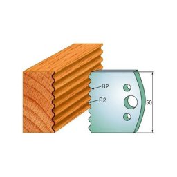 552 : Jeu de fers enture arrondie ( 50 x 4 mm ) porte outils toupie