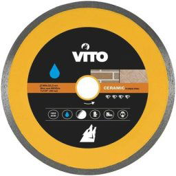 Vito Pro-power - Disque diamant Coupe à eau Diamètre 180 mm Alésage 22 mm vitopower