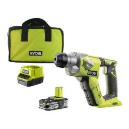 Ryobi - Marteau perforateur 18V OnePlus - 1 batterie LithiumPlus 2.5Ah - 1 chargeur rapide