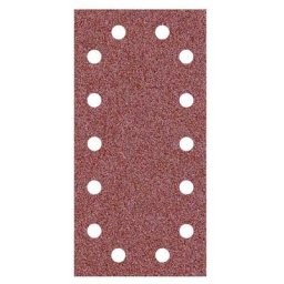 50 feuilles abrasives auto-agrippants Miotools p. ponceuses vibrantes, 230 x 115 mm / 14 trous /