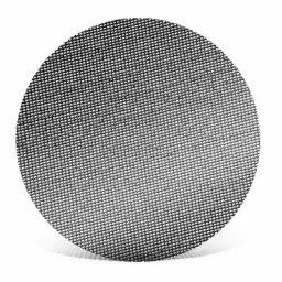 5 grilles abrasives auto-agrippantes Menzer p. ponceuses girafes, ø 225 mm / aucune trous / G60 /