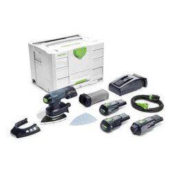 Festool - Ponceuse Delta hybride dtsc 400 Li 3,1 I-Set - 575703