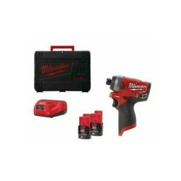 M12 FQID-202X - Set visseuse à choc Li-Ion 12V (2x batterie 2.0Ah) dans hd Box - 50Nm - moteur