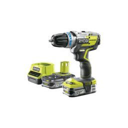 Ryobi - Perceuse-visseuse à percussion 18V Brushless OnePlus - 2 Batteries 2.5Ah - 1 Chargeur